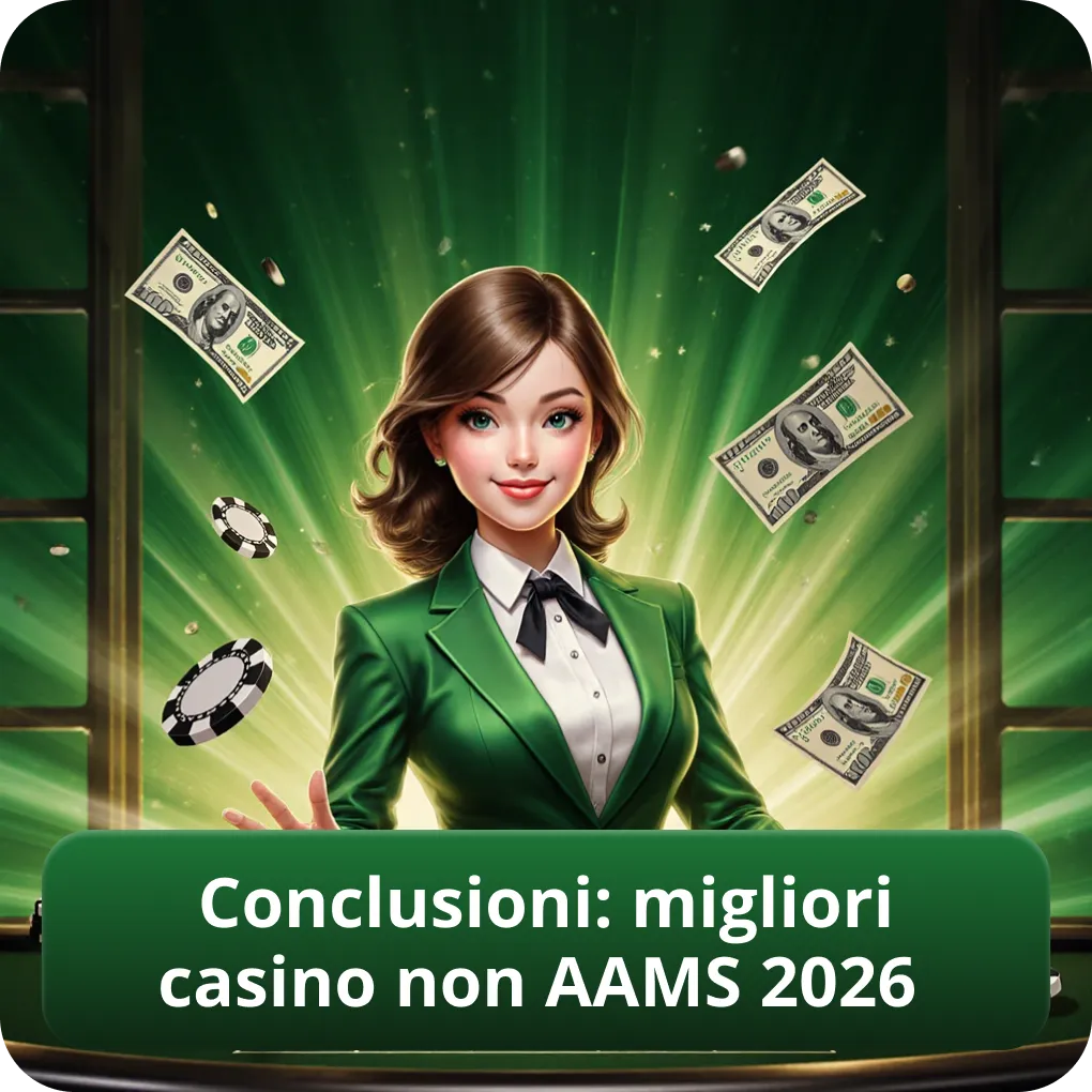 Conclusioni: migliori casino non AAMS 2026