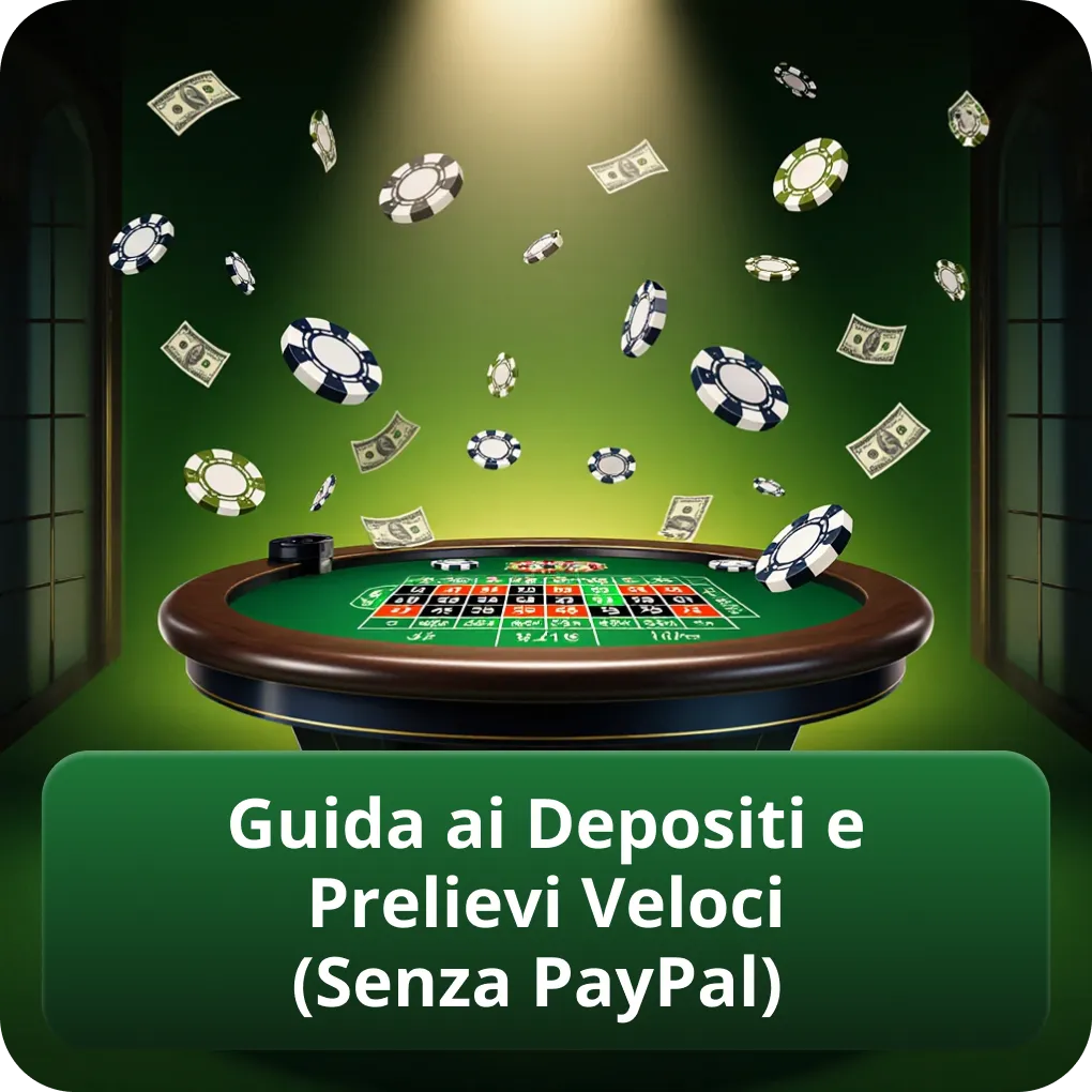 Guida ai Depositi e Prelievi Veloci (Senza PayPal)